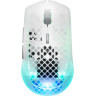 Гейминг мишка SteelSeries - Aerox 3 WL Gen 2, оптична, безжична, Ghost